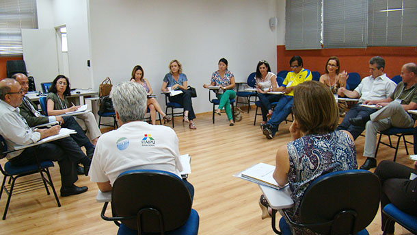 Agropolo Campinas-Brasil. 1ª Oficina, grupo Alimentos-Saúde.